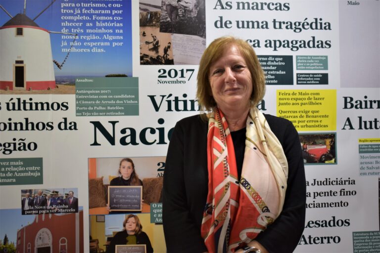 Ana Infante em entrevista na Rádio Valor Local em inícios de 2023