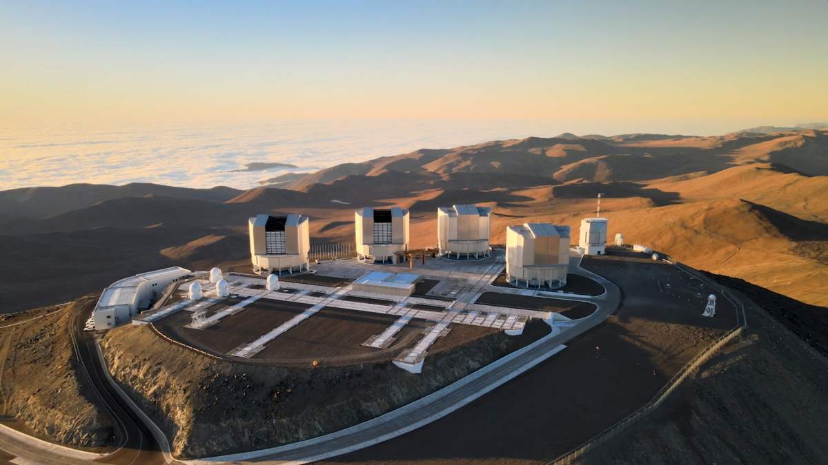 Localização no Paranal