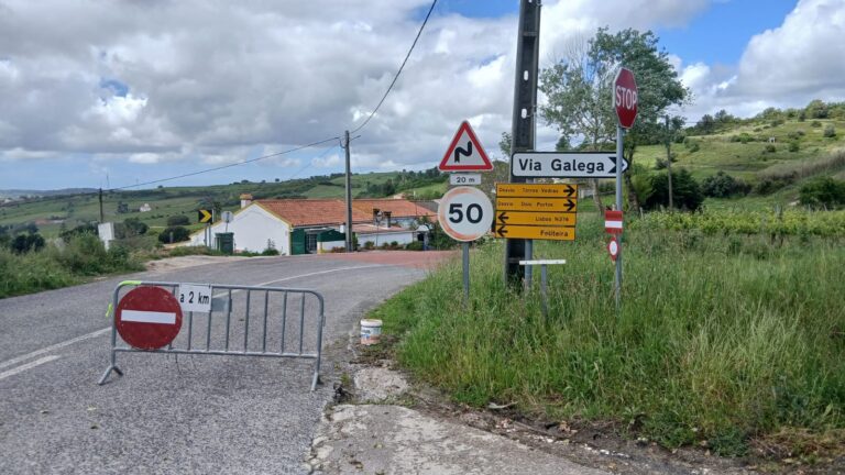 Desvio em Via Galega leva a novo ponto em Dois Portos