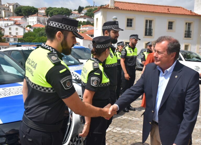 Pedro Folgado saudou os nove elementos da polícia municipal