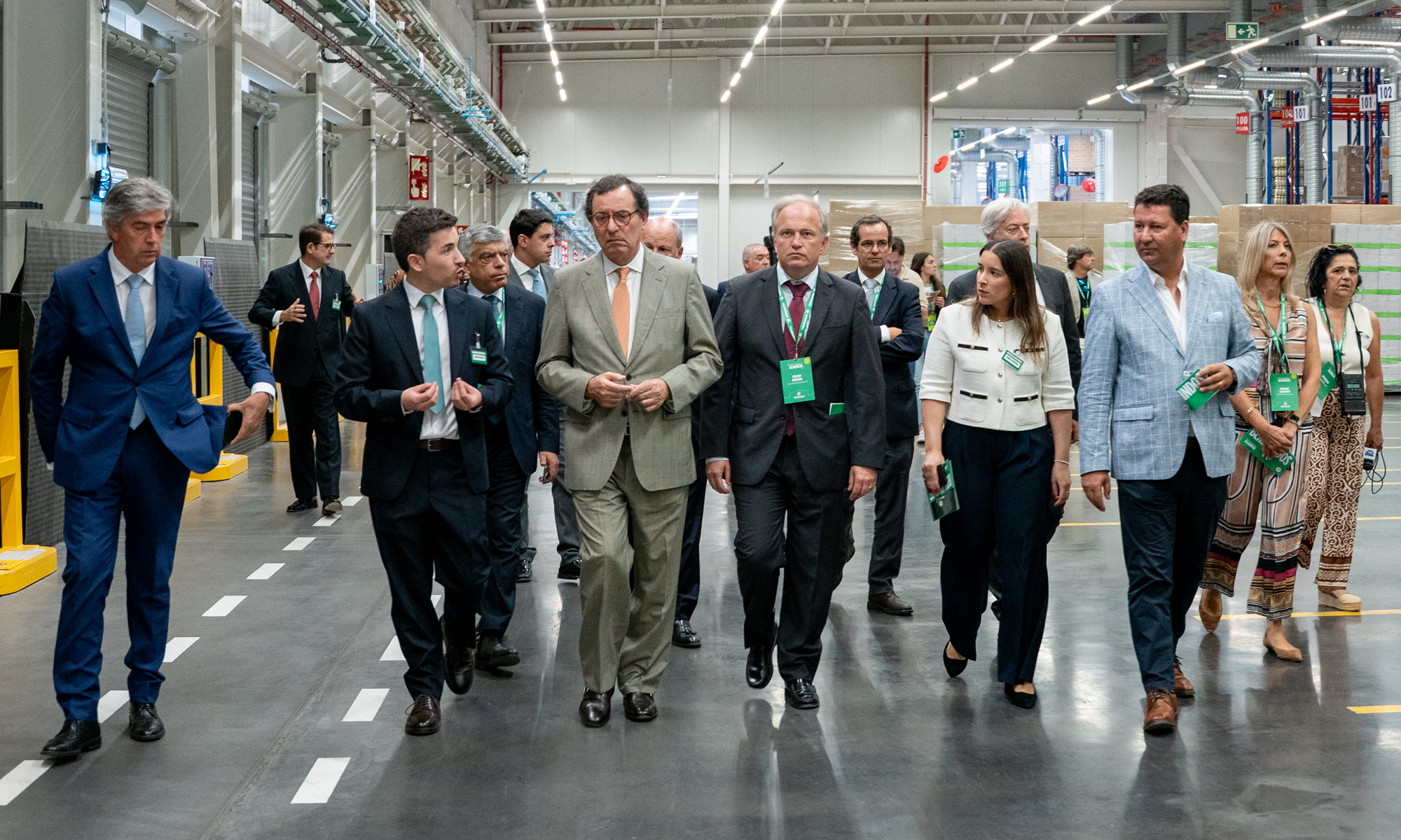 Visita ao interior do Bloco Logístico da Mercadona em Almeirim