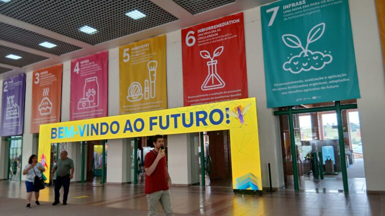 As biossoluções na agricultura estiveram em evidência no CNEMA na Feira Nacional de Agricultura