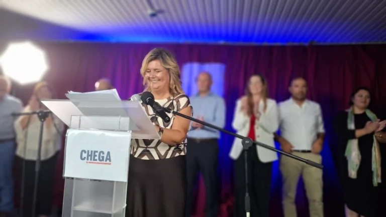 Inês Louro na apresentação da sua candidatura à Câmara