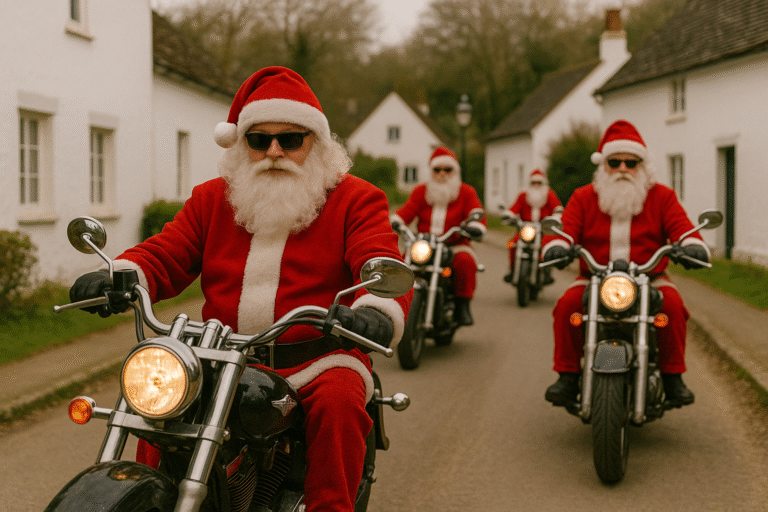 O habitual passeio de pais natais de mota não vai faltar