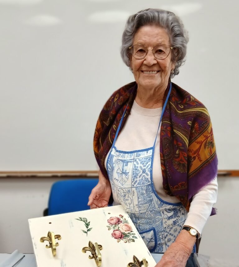 Virgínia Pinto é uma das pioneiras nestas aulas