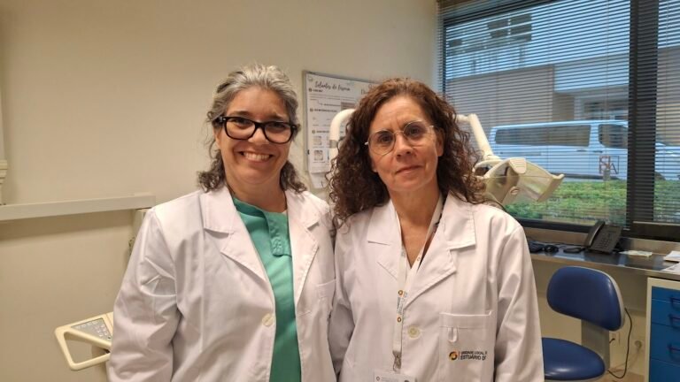 As duas responsáveis da Higiene Oral em entrevista ao nosso jornal