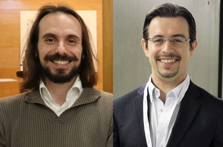 Os investigadores Francisco Renna e Miguel Coimbra