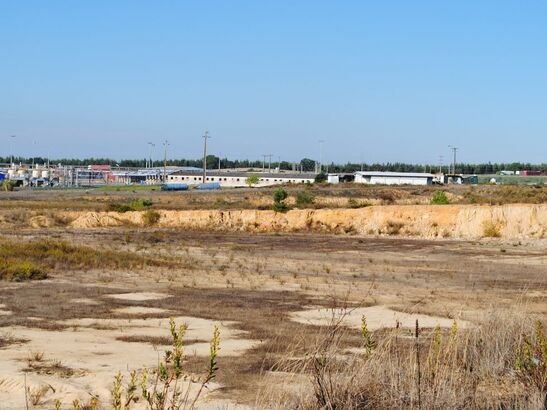 Zona industrial ao abandono