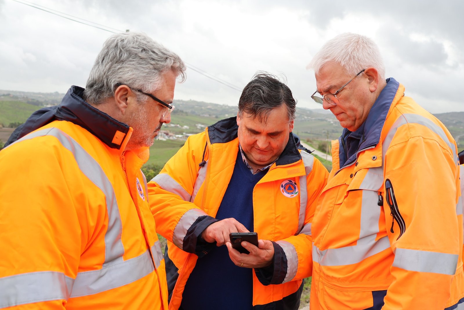 Presiente e Vice-Presidente da Câmara e Responsável pela Proteção Civil de Arruda