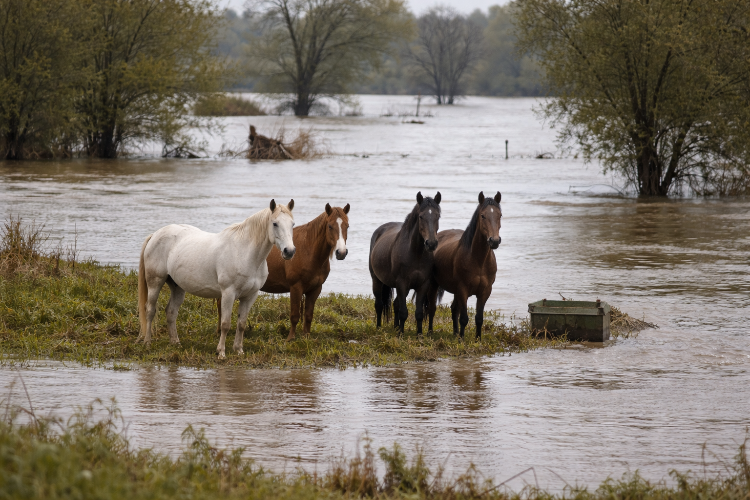 Animais aguardam resgate_Imagem meramente exemplificativa