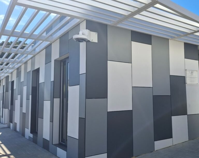 Casa modular utilizada no novo edifício municipal 