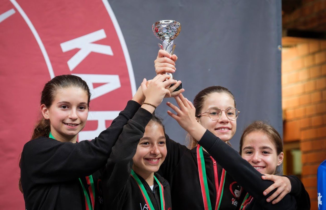 A equipa feminina trouxe um terceiro lugar