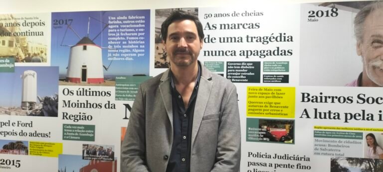 O Presidente da Junta de Freguesia de Vila Franca de Xira, Ricardo Carvalho
