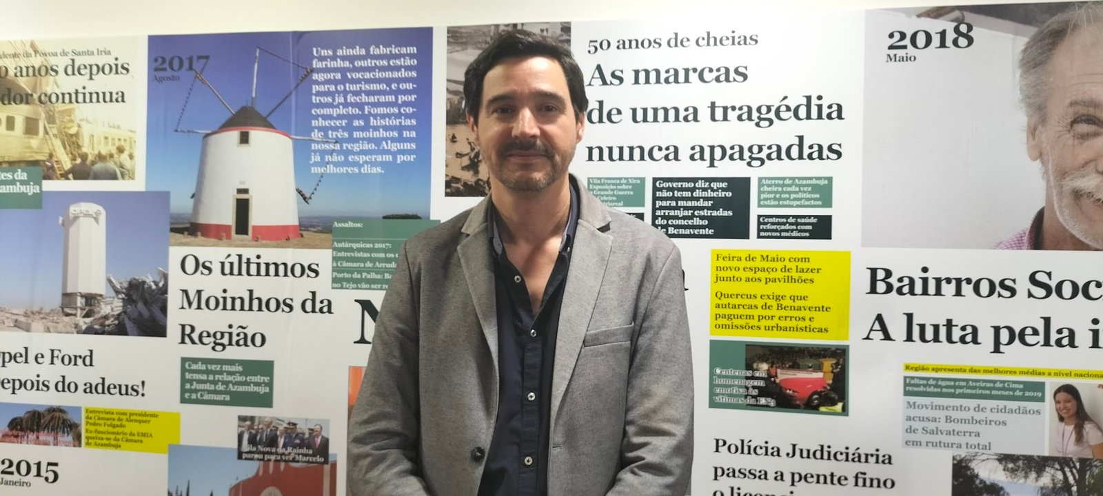 O Presidente da Junta de Freguesia de Vila Franca de Xira, Ricardo Carvalho
