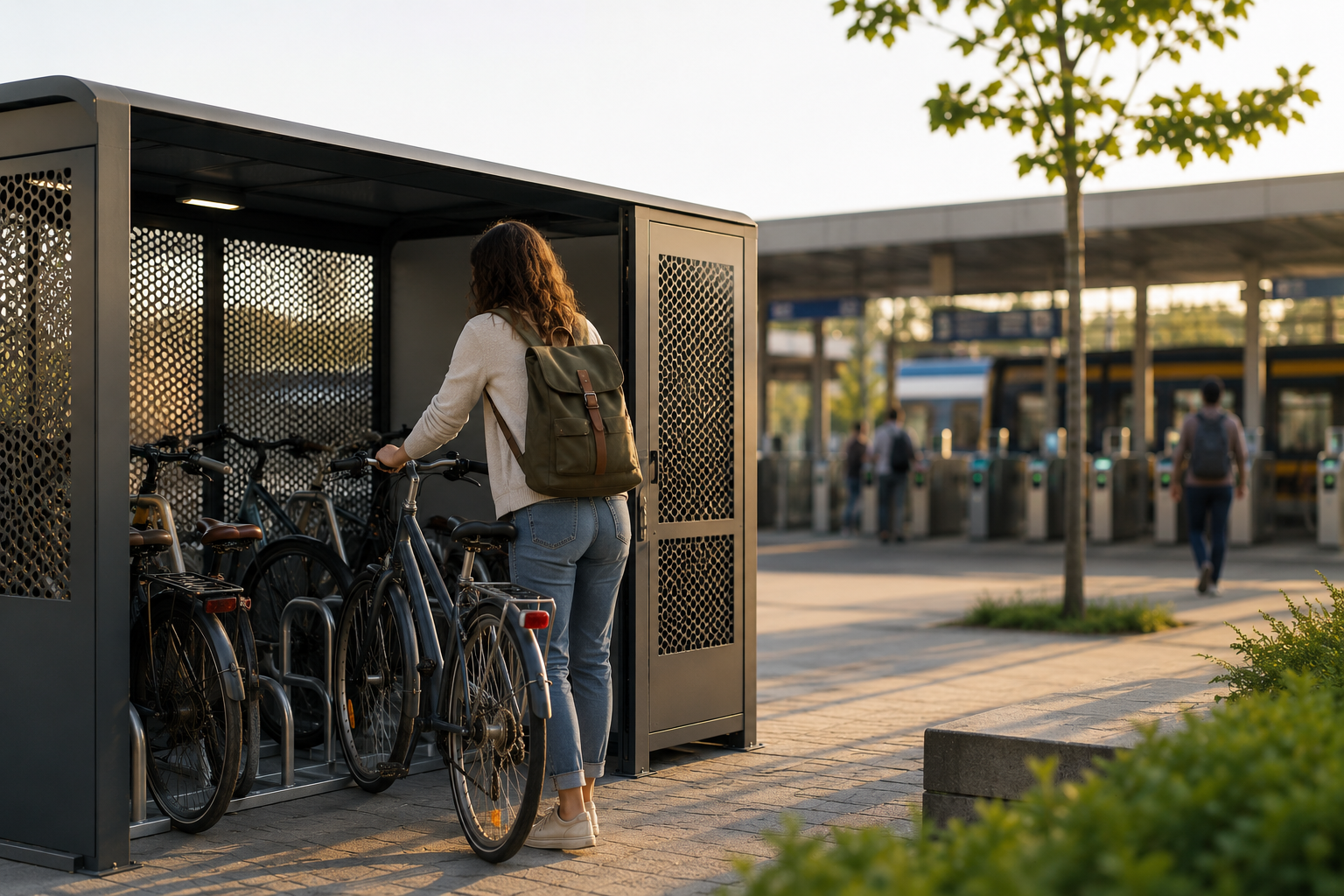 Uma rede de bicicletários junto às interfaces de transporte 