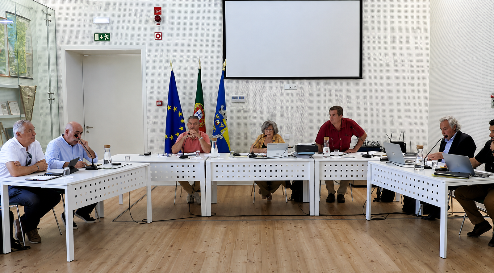 Reunião de Câmara onde o assunto foi debatido
