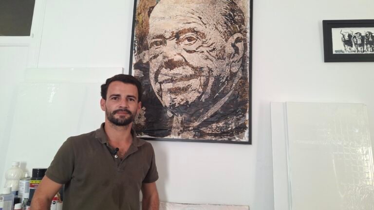 Diogo Amaro imortalizou também nas suas telas a imagem do fundador da Delta