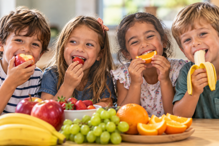 Aumento de consumo de frutas nas escolas dos 2 distritos