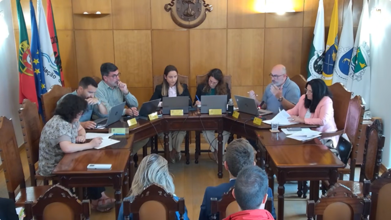 Reunião de Câmara onde o tema foi debatido