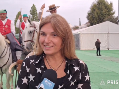 A presidente da Câmara de Benavente em entrevista ao Valor Local em Direto