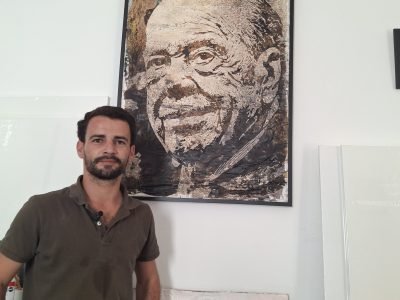 Diogo Amaro imortalizou também nas suas telas a imagem do fundador da Delta