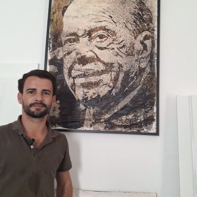 Diogo Amaro imortalizou também nas suas telas a imagem do fundador da Delta