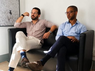 David Pato Ferreira ( Esquerda) e Fábio Mousinho