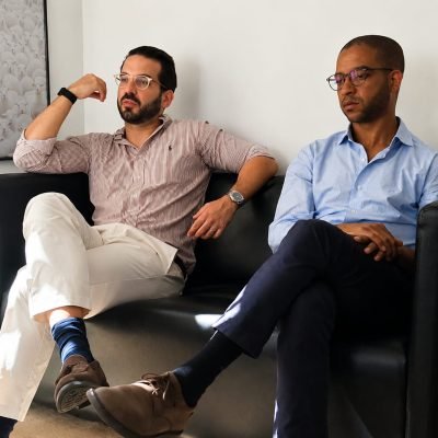 David Pato Ferreira ( Esquerda) e Fábio Mousinho