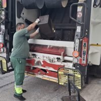 A recolha da Ecoambiente em Vila Nova da Rainha - Foto: Valor Local 