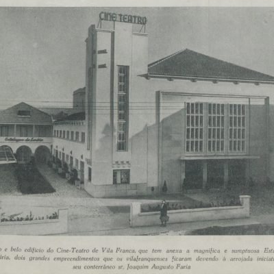 O antigo cinema de Vila Franca. Foto Arquivo Municipal de VFX
