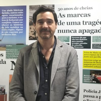 O Presidente da Junta de Freguesia de Vila Franca de Xira, Ricardo Carvalho
