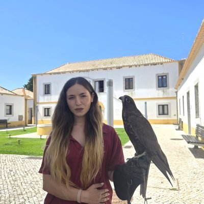 Sara Proença decidiu tornar-se falcoeira