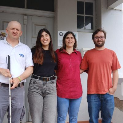 Técnicos e direção da associação