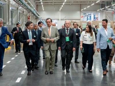 Visita ao interior do Bloco Logístico da Mercadona em Almeirim