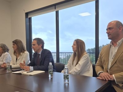 O Conselho de Administração da ULS em encontro com os jornalistas