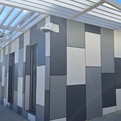 Casa modular utilizada no novo edifício municipal 