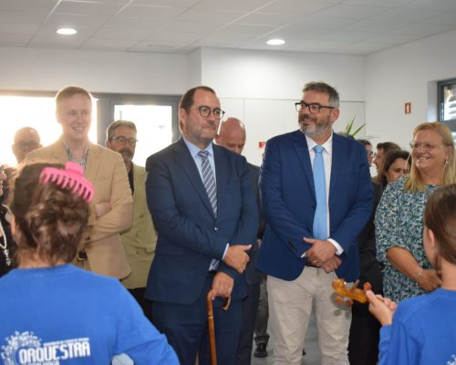 João Costa esteve presente na inauguração da obra
